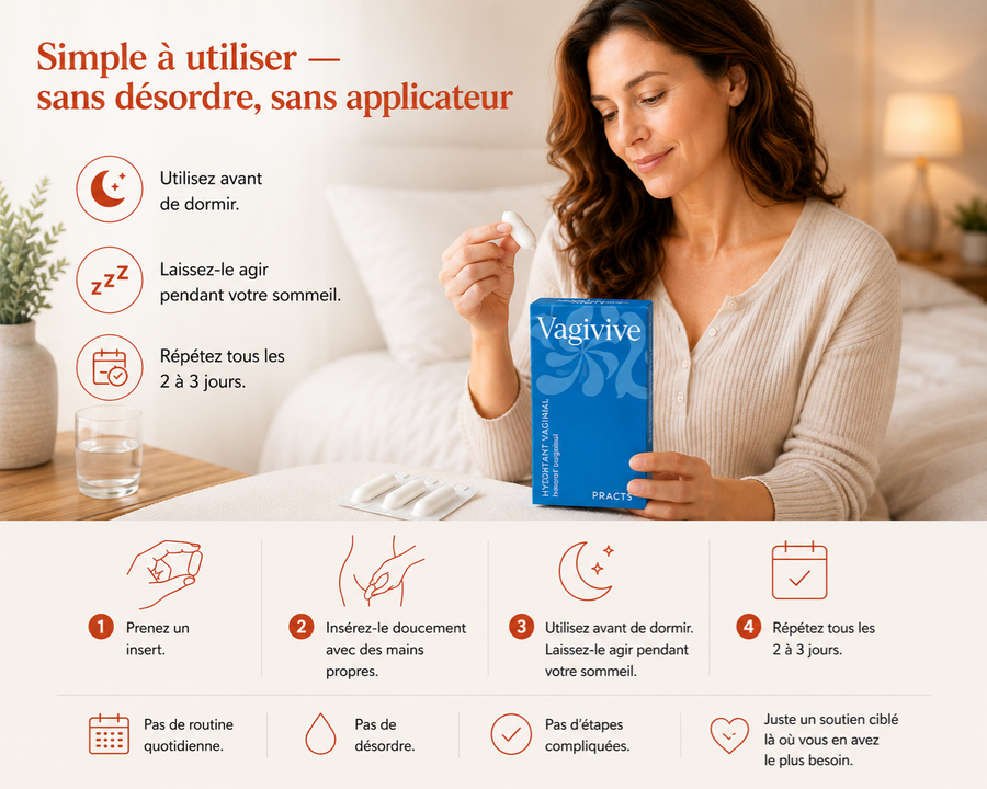 Il est simple à utiliser — sans désordre, sans applicateur